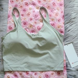 Nwt!Lululemon align tank green fern